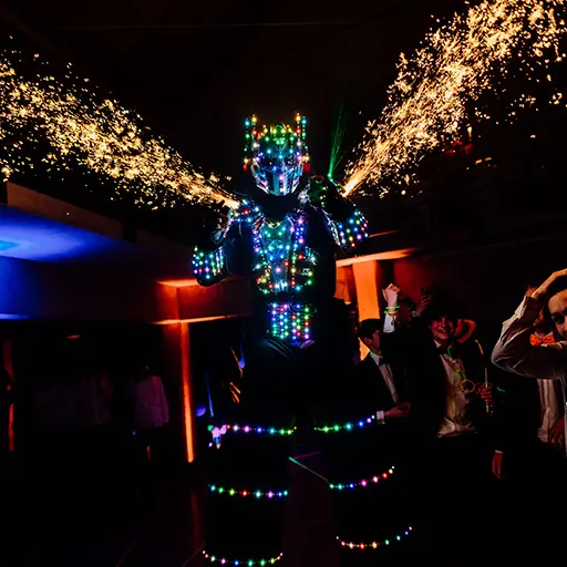 Animations, homme led